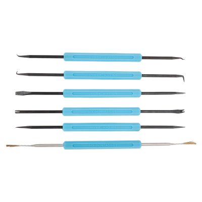 Ciieeo 6-Piece Carbon Steel Soldering Aids with Hardened Tips