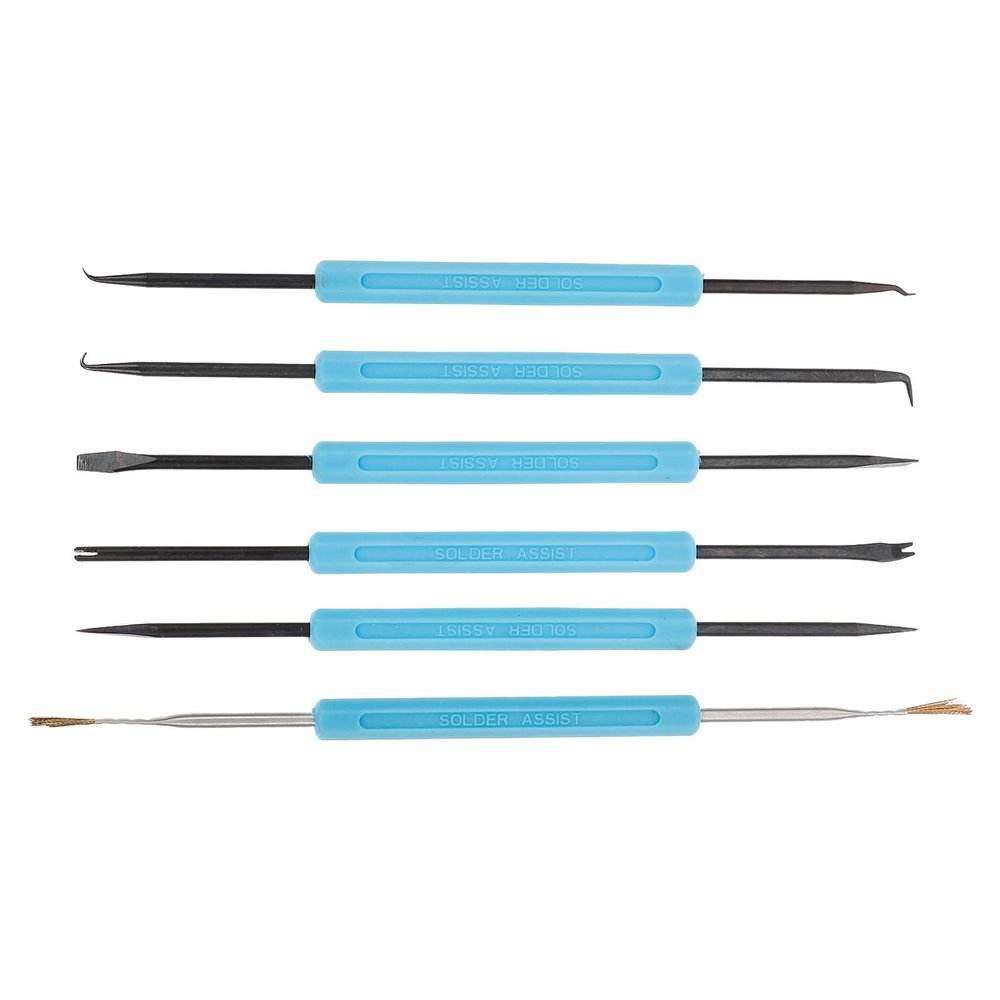 Ciieeo 6-Piece Carbon Steel Soldering Aids with Hardened Tips