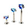 MQXFCZUX SS304 Pipe Hangers, 1/2"–4" Tube Holders, 50/100 mm, Adjustable Stainless Steel Pipe Clamps with Blue Insert, Base L50 mm, 51–53 mm view 4