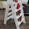 Valentine Ladder Tabletop Decor view 2
