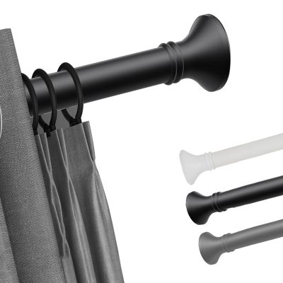Tension Rod, No Drilling, 260–350 cm, Black