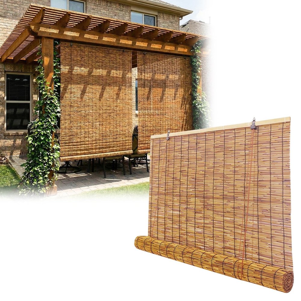 Natural Bamboo Roller Shade