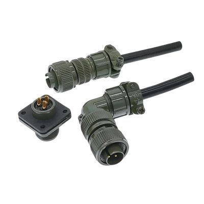 MS3106A 10SL-3 10SL-4 MIL-C 5015 Circular RF Connector, MS3108 MIL STD Socket, 3102A Military Connector, 1 Pc (Socket 3012 10SL-3S)