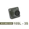 MS3106A 10SL-3 10SL-4 MIL-C 5015 Circular RF Connector, MS3108 MIL STD Socket, 3102A Military Connector, 1 Pc (Socket 3012 10SL-3S) view 2