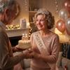 Crown & Sash 60th Birthday Set with Card and Mini Crown Brooch view 3