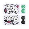 Cartoon Trash Can Stickers, 8 Sheets view 1