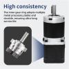 WUPLKCUIJ 1-Piece NEMA17/NEMA23 Geared Stepper Motor with Planetary Gearbox, Reduction Ratio 1:4–1:100 view 4