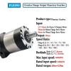 WUPLKCUIJ NEMA23/57 Planetary Gear Reducer, 5:1–100:1, 7–12 arcmin view 4