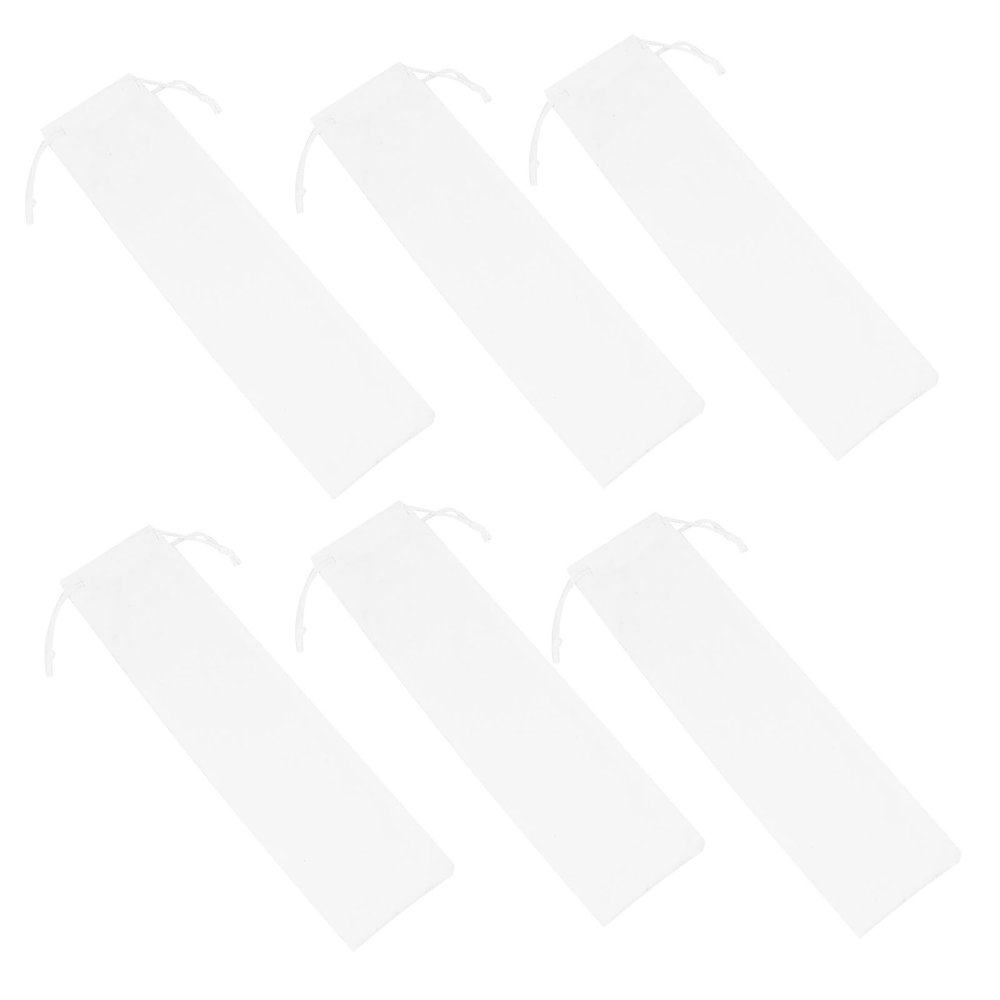 MAGICLULU Cotton and Linen Drawstring Utensil Bags, 6-Pack