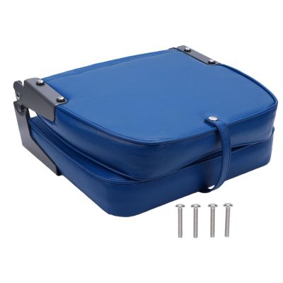 ACOGEDO Folding Boat Seat, Marine-Grade Foam Padding, Lightweight Aluminum Alloy Frame with Straps for Lounging Areas on Canoe and Pontoon Boat Decks