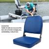 ACOGEDO Folding Boat Seat, Marine-Grade Foam Padding, Lightweight Aluminum Alloy Frame with Straps for Lounging Areas on Canoe and Pontoon Boat Decks view 3
