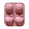 Human Brain Heart Silicone Mold view 1