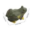 MAGICLULU Frog-Shaped Natural Resin Key Hiding Box view 2