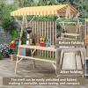 Folding Outdoor Concession Cart with Canopy view 4