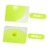 ibasenice 2-Piece Fluorescent Green Water-Filled Soccer Agility Pole Bases view 3