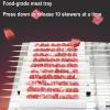 Kebab Skewer Maker, Stainless Steel BBQ String Maker for Vegetables and Meat view 3