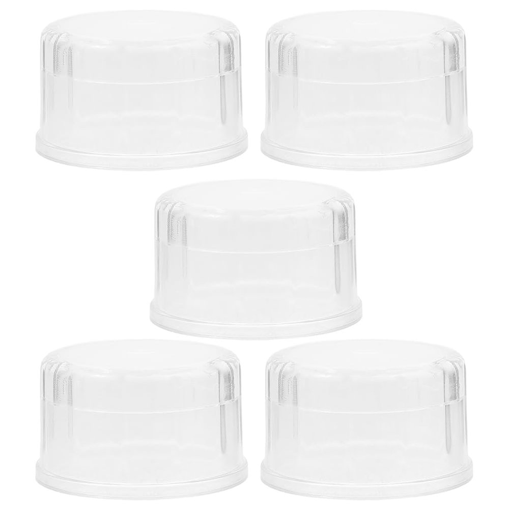 Kisangel 5-Pack Plastic Shaker Cup Replacement Lids