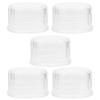 Kisangel 5-Pack Plastic Shaker Cup Replacement Lids view 1