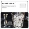 Kisangel 5-Pack Plastic Shaker Cup Replacement Lids view 2