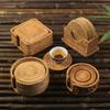 Rattan Table Coaster for Heat Protection and Insulation view 3