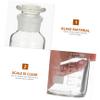 Ciieeo Wide-Mouth Glass Reagent Bottle, White Laboratory Bottle with Smooth Rim and Stable Base for Chemistry and Teaching view 3