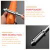 MUCKLILY Kitchen Peeler - Zinc Alloy & Stainless Steel view 3