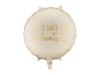 Birthday Foil Balloon - Round 35x35cm - Cream Gold view 1