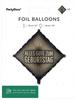 Birthday Foil Balloon 18" - Black Gold view 3