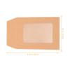INOOMP Kraft Paper Envelopes with Transparent Window, 25 Count view 2
