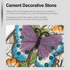 VINTORKY Decorative Cement Stepping Stone for Gardens and Patios, Weather-Resistant Creative Design view 4