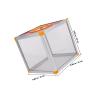 INOOMP Transparent Raffle Box, MDF and Aluminum Alloy, Multifunctional Design, Easy Assembly, 20 cm view 2