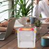 INOOMP Transparent Raffle Box, MDF and Aluminum Alloy, Multifunctional Design, Easy Assembly, 20 cm view 4