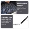 MAGICLULU Stainless Steel Grill Grate Lifters with Anti-Scald Protection, 2-Pack view 4