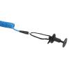 Sunxtzyl 5.5 mm 4 ft Paddleboard Wrist Leash, Elastic TPU Surf Leash for SUPs, Adjustable with Wrist Strap and 316 Stainless Steel Swivel Hook (Blue) view 2
