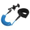 Sunxtzyl 5.5 mm 4 ft Paddleboard Wrist Leash, Elastic TPU Surf Leash for SUPs, Adjustable with Wrist Strap and 316 Stainless Steel Swivel Hook (Blue) view 3