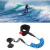 Sunxtzyl 5.5 mm 4 ft Paddleboard Wrist Leash, Elastic TPU Surf Leash for SUPs, Adjustable with Wrist Strap and 316 Stainless Steel Swivel Hook (Blue) view 4