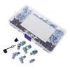 SHINEOFI 120-Piece Metal and Rubber Grease Fitting Set with Dust Caps view 1