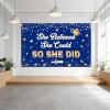 Generic Class of 2026 Graduation Banner, 8 Designs, Large Photo Backdrop for High School Graduation Party (G, 180 x 110 x 0.2 cm) view 4