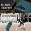 Monweicz Flip Case for Samsung Galaxy S26, PU Leather, Blue-Green view 2