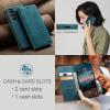 Monweicz Flip Case for Samsung Galaxy S26, PU Leather, Blue-Green view 4
