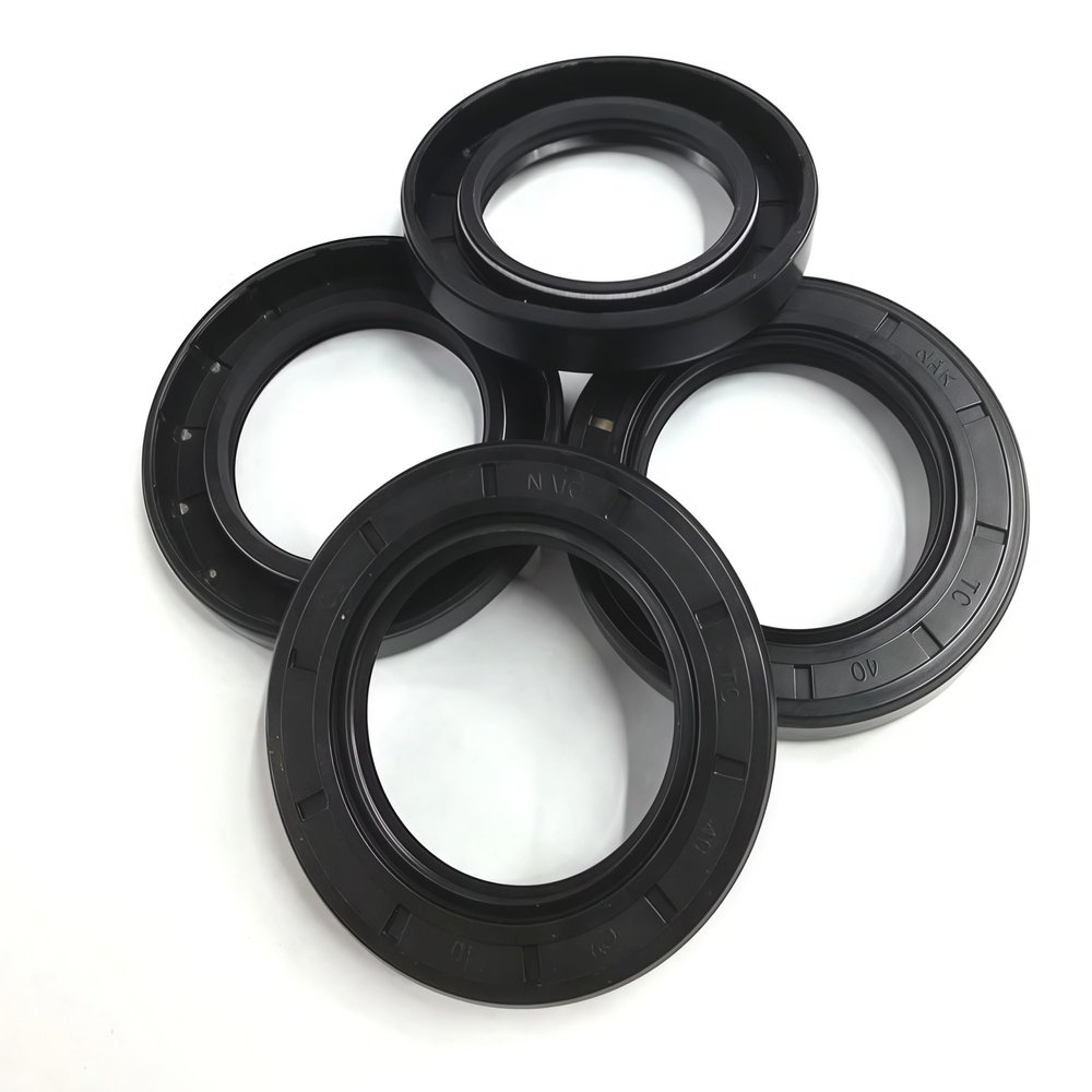 TC NBR Shaft Seal, Double-Lip, Spring-Loaded, 22/28/30/32/34/35/36/38/40/42/47/50/52/56 mm, 4/5/6/7/8/9/10/12, 22 x 40 x 7 mm, 2-Pack