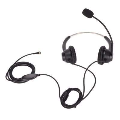 HLKSOUREZ Wired Telephone Headset with 2.5 mm Plug and Microphone