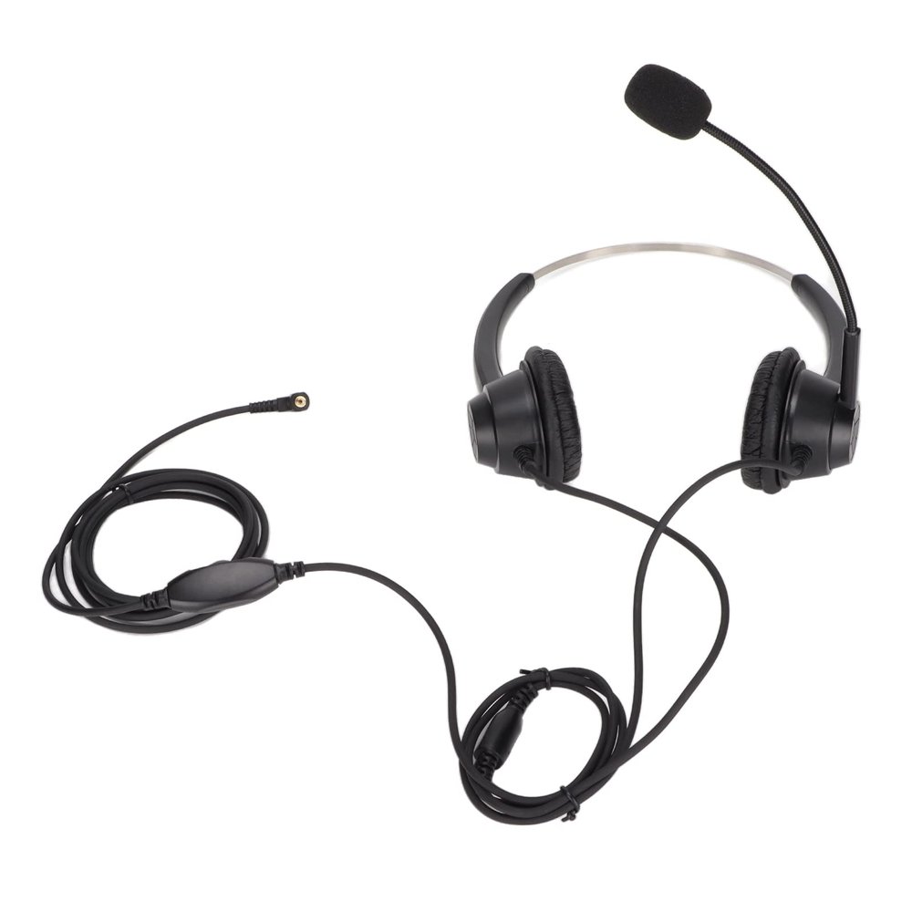 HLKSOUREZ Wired Telephone Headset with 2.5 mm Plug and Microphone