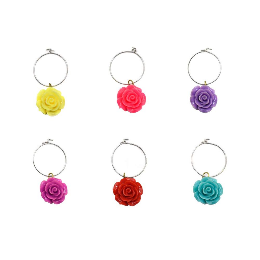 Hohopeti 6-Piece Wine Glass Markers