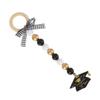 Zerodeko Wooden Bead Garland with Tassel Pendant view 1