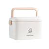 Medicine Storage Box, Organizer, Blue, L (White, S) view 1