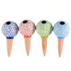 Zeiwohndc 4-Pack Terracotta Watering Spikes, Slow-Drip Self-Watering Globes view 1