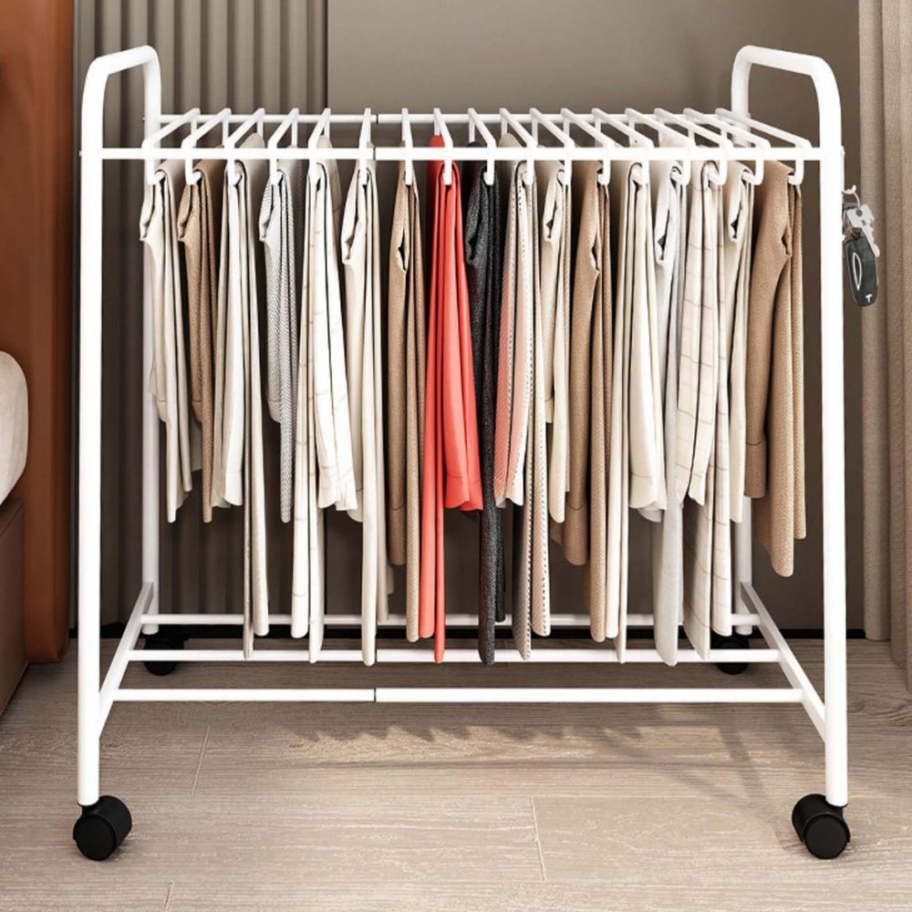 Extendable Freestanding Metal Trouser Rack