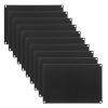 SOESFOUFU 10 Aluminum Engraving Blanks, Rectangular, 15 x 10 cm, Black, with Hole view 1