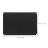 SOESFOUFU 10 Aluminum Engraving Blanks, Rectangular, 15 x 10 cm, Black, with Hole view 2